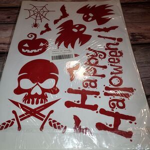 Halloween Wall Decals - Red